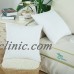 2pcs Cushion Cover Case Home Decor Comfortable Corduroy Stripes 20x20 White    202307666928